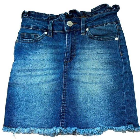 Joe's Jeans Other - Girls Size 8 | Joe's Jean Skirt | Ruffle Waist | Dark Wash | Raw Hem